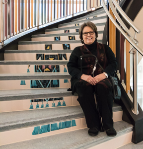 Martha Berry - Main Staircase, Cherokee Nation Outpatient Clinic 2019